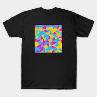 Pan Pride Tilted Geometric Shapes Collage T-Shirt